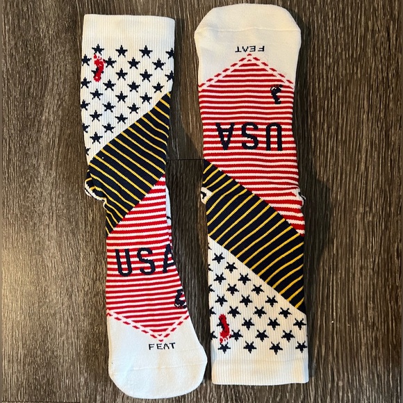 Aly Raisman USA socks XS - Picture 1 of 1